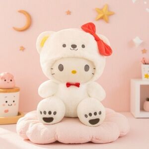 Sanrio NWT Hello Kitty Bear Hug Plush